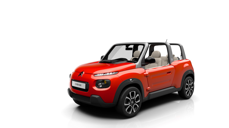 RETROMOBILE 2016:CITROËN MEHARI GUARDA  ALLA E-MEHARI!