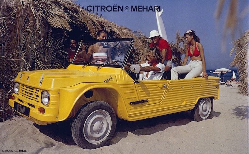 RETROMOBILE 2016:CITROËN MEHARI GUARDA  ALLA E-MEHARI!