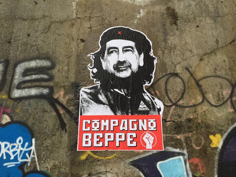 Il “compagno” Beppe Sala attaccato sui muri di Milano. I Hate Milano