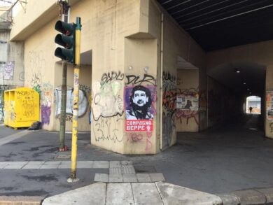 Il “compagno” Beppe Sala attaccato sui muri di Milano. I Hate Milano