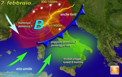 Previsioni meteo, ecco la svolta: arrivano pioggia e neve