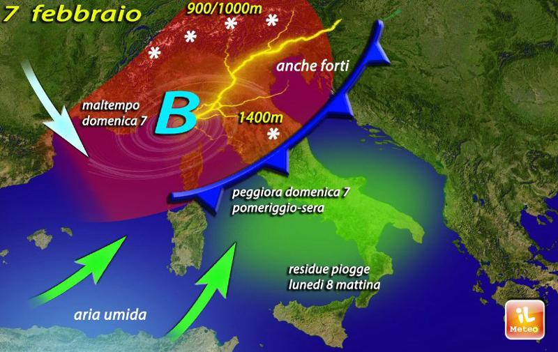 Previsioni meteo, ecco la svolta: arrivano pioggia e neve Previsioni meteo, ecco la svolta: arrivano pioggia e neve