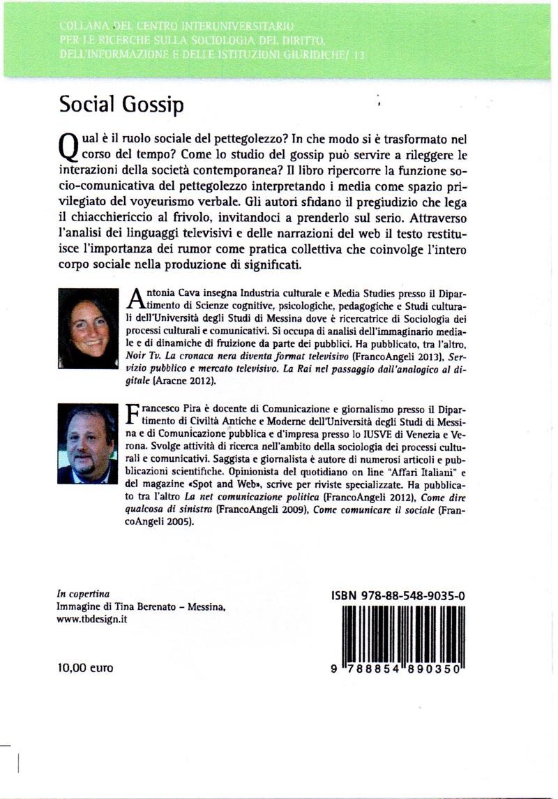 Il gossip politico nuova arte del comunicare