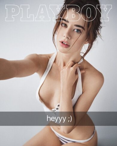 Playboy mira ai millenials: la coniglietta in copertina con un selfie