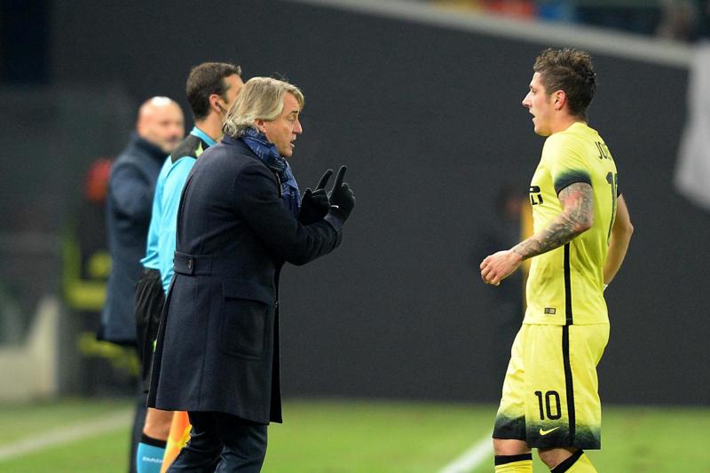 Inter, Mancini perde Jovetic per infortunio Inter, Mancini perde Jovetic per infortunio