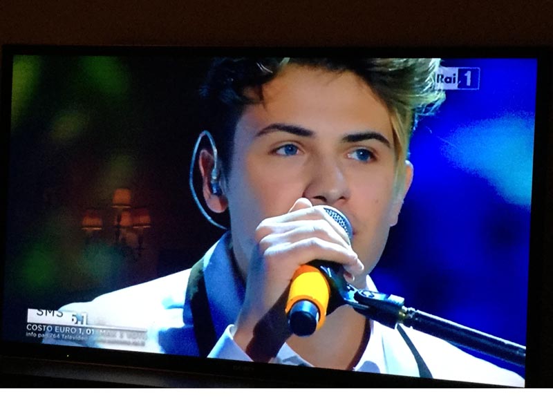 #Sanremo2016 : Valerio Scanu il più amato sui social