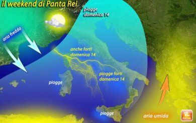 Previsioni meteo/ San Valentino con la pioggia, dal 19 bel tempo
