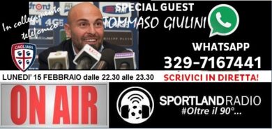 Cagliari, il presidente Giulini in diretta su Sportland Radio