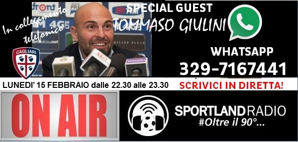 Cagliari, il presidente Giulini in diretta su Sportland Radio Cagliari, il presidente Giulini in diretta su Sportland Radio