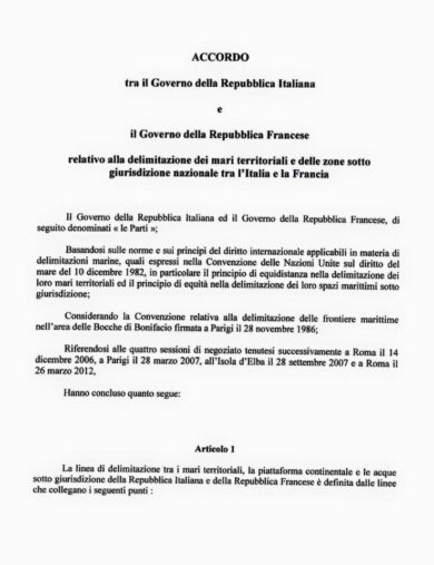 Il governo Renzi ha ceduto (in segreto) il mare sardo alla Francia