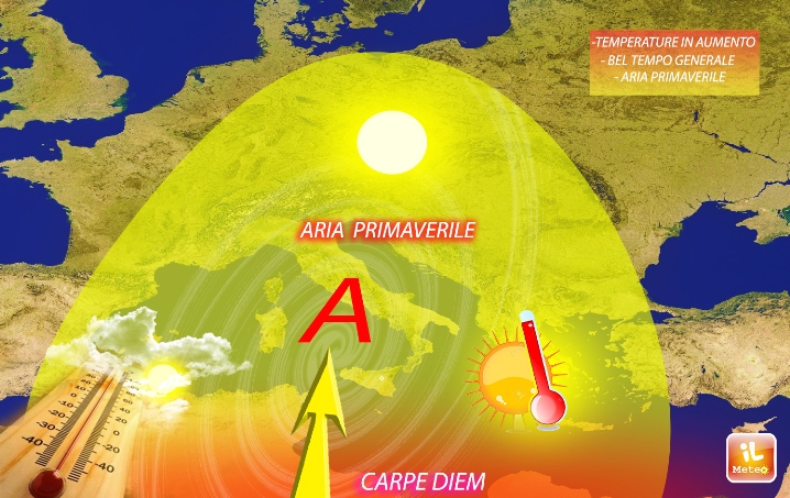 Previsioni meteo, primavera in anticipo di un mese: arriva Carpe Diem Previsioni meteo, primavera in anticipo di un mese: arriva Carpe Diem
