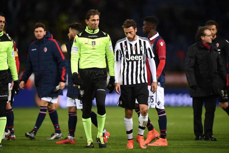 Juventus, striscia si ferma a 15 col Bologna. Allegri:”Ora tifo Milan”