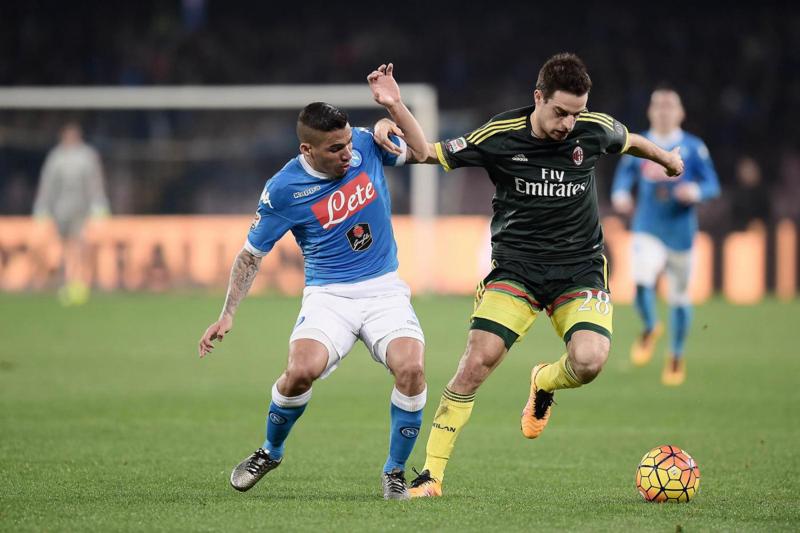Milan blocca il Napoli: Bonaventura pareggia il gol di Insigne