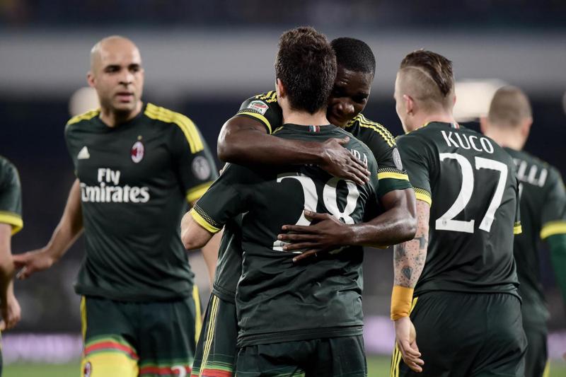 Milan blocca il Napoli: Bonaventura pareggia il gol di Insigne
