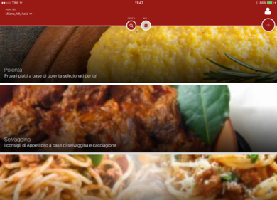 Scegli il piatto e la App ti consiglia il ristorante