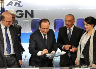 Resta a terra l’aereo turboelica italo-francese