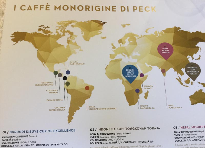 Il miglior caffè al mondo? Alle falde dell’Everest: parola di Peck Il miglior caffè al mondo? Alle falde dell’Everest: parola di Peck