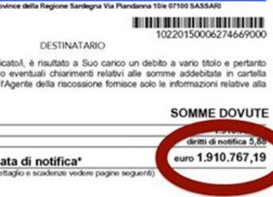 Sardegna, cartelle Equitalia da quasi due milioni agli albergatori