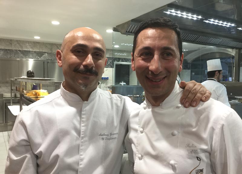 Pelle di pollo e lumachine di mare illuminano l’Albereta Pelle di pollo e lumachine di mare illuminano l’Albereta