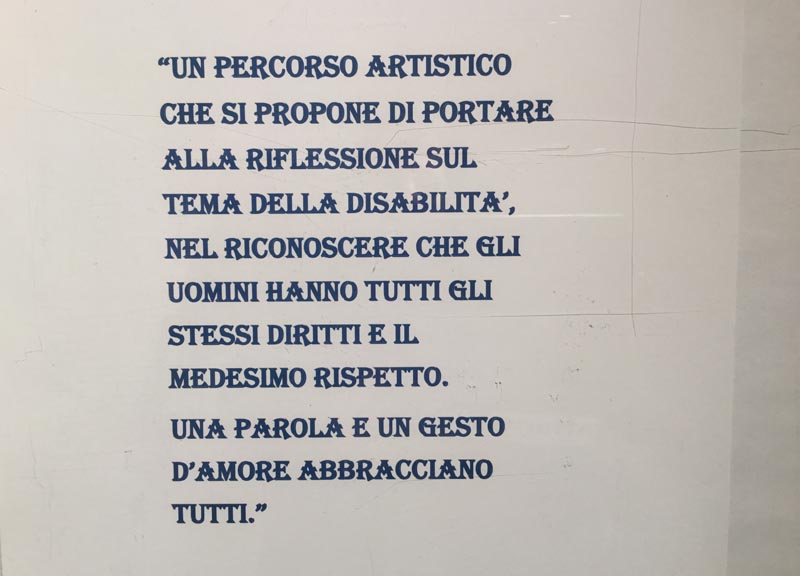 “Una parola e un gesto” del movimento artistico “Spirale di Luce” “Una parola e un gesto” del movimento artistico “Spirale di Luce”