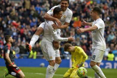 Real Madrid choc: 7 gol al Celta, 4 di Cristiano Ronaldo. Roma avvisata