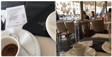 Un caffè e una spremuta (con Mastella) in piazza Navona? 12 euro