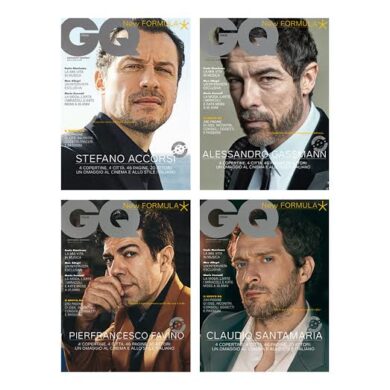 GQ Italia si rifà il look: quattro attori in copertina per il debutto