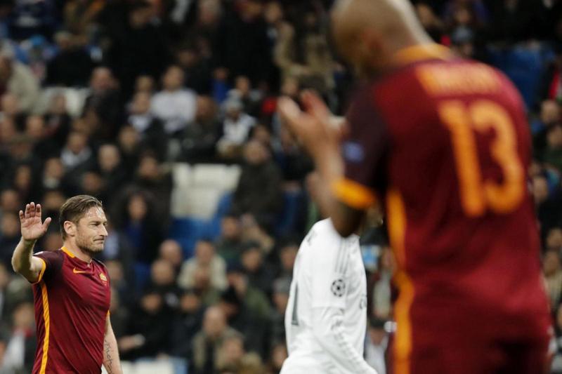 Champions, a Madrid perde la Roma e vince Totti. “Real unico rimpianto”