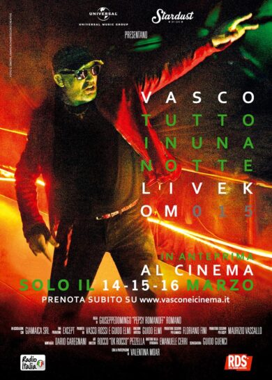 Vasco Rossi, è record di sale al cinema per il suo film-tour