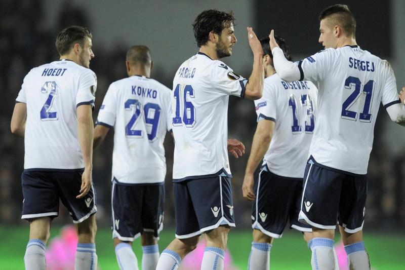 Lazio, 1-1 a Praga: quarti di Europa League vicini. Ma i buu razzisti.. Lazio, 1-1 a Praga: quarti di Europa League vicini. Ma i buu razzisti..