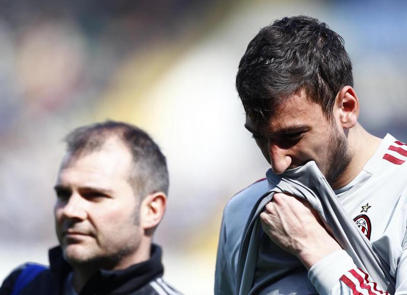 Donnarumma, tac all’ospedale. Ottimismo nel Milan