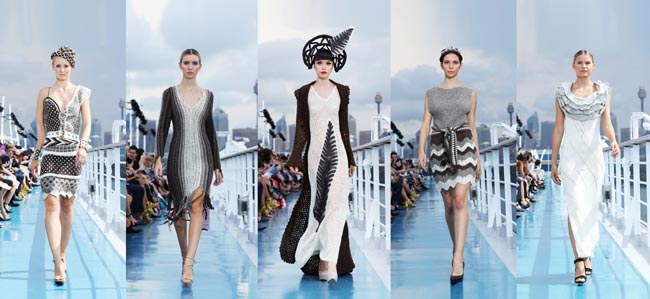 Spettacolare sfilata di moda in mezzo all’oceano: le foto