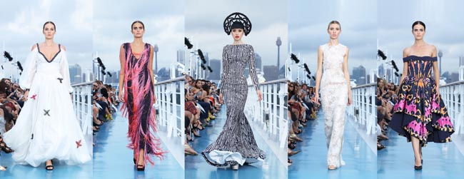Spettacolare sfilata di moda in mezzo all’oceano: le foto