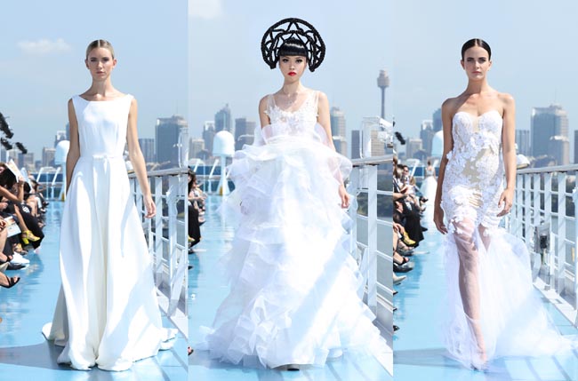 Spettacolare sfilata di moda in mezzo all’oceano: le foto