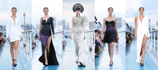 Spettacolare sfilata di moda in mezzo all’oceano: le foto