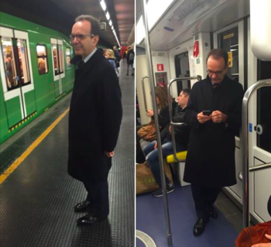 Parisi inciampa sulla metro 2. Botta-risposta: “Si muove in Audi”