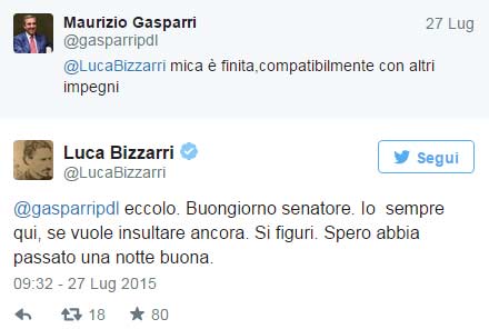 Gasparri idolo social, viva la neo lingua. Tweet fantasma: “chiesimo” diventa cult Gasparri idolo social, viva la neo lingua. Tweet fantasma: “chiesimo” diventa cult