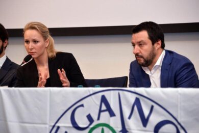 Salvini-Marion Le Pen, “patto di sangue” a Milano
