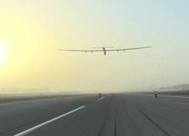 La saga di un volo da Londra a New York City