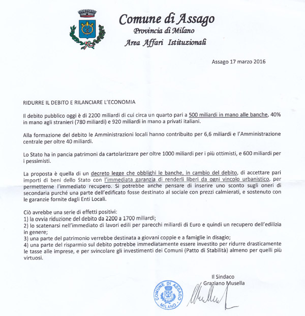 PDF Assago sindaco PDF Assago sindaco