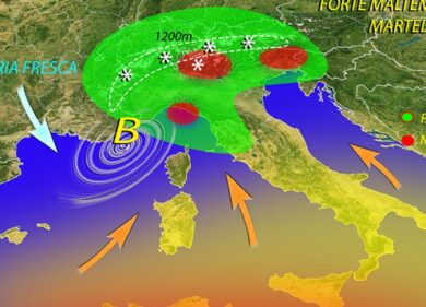 Meteo, primavera in ritardo. Nubifragi e neve a bassa quota