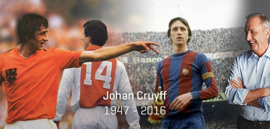Johan Cruyff è morto: addio al Papero d’Oro del Barça