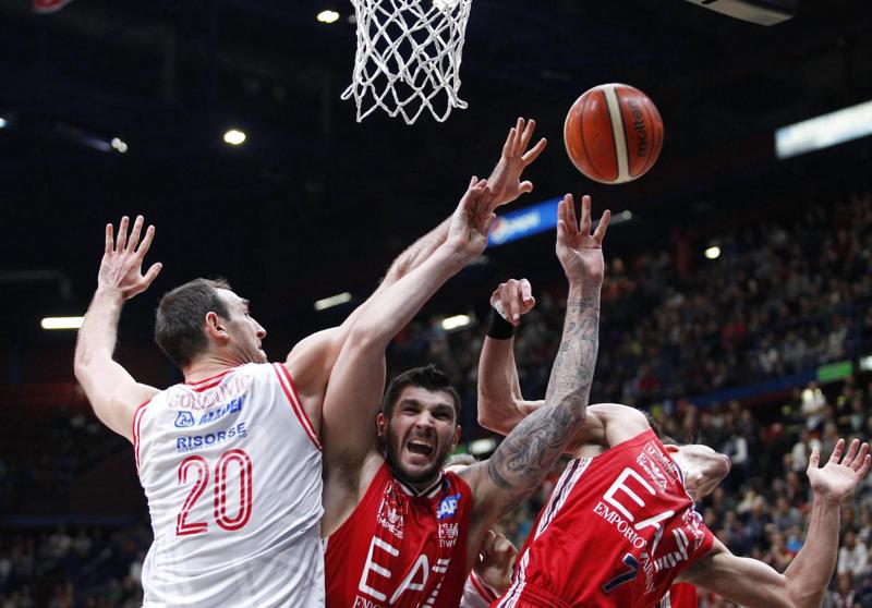 Kruno Simon straripante: l’Olimpia Milano batte Reggio Emilia e va in fuga Kruno Simon straripante: l’Olimpia Milano batte Reggio Emilia e va in fuga