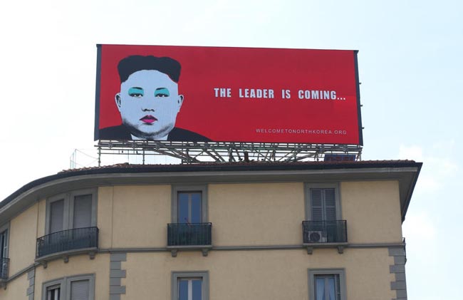 Milano, il leader nordcoreano Kim Jong sta arrivando… FOTO