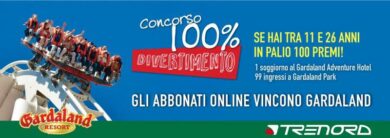 Trenord, in collaborazione con Gardaland, premia i giovani abbonati