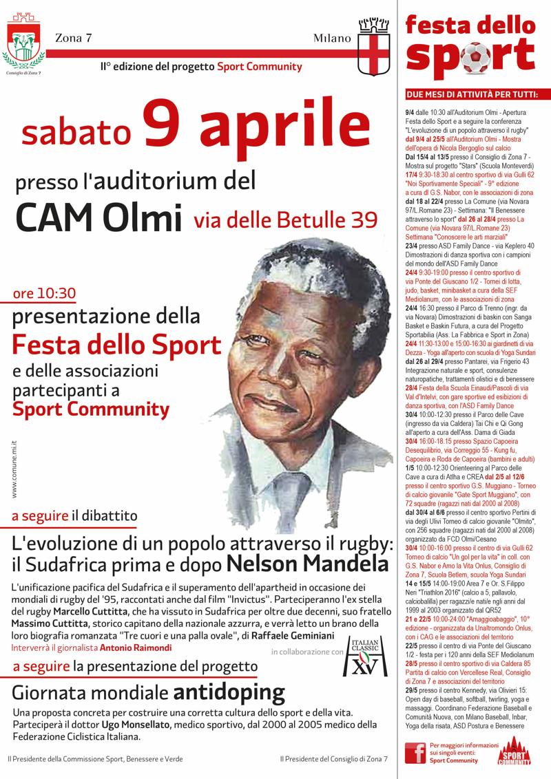 Da Mandela al twirling: lo sport fa festa per oltre due mesi
