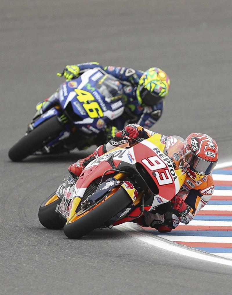 MotoGp, Marquez vince in Argentina. Valentino Rossi 2°: “Pregavo di non cadere” MotoGp, Marquez vince in Argentina. Valentino Rossi 2°: “Pregavo di non cadere”