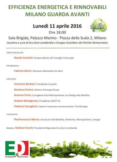 Efficienza energetica e rinnovabili: Milano guarda avanti