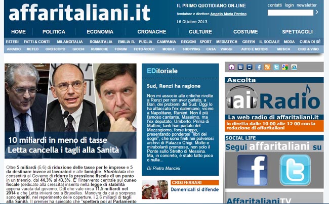 20 anni di Affaritaliani.it: l’indipendenza logora chi non ce l’ha 20 anni di Affaritaliani.it: l’indipendenza logora chi non ce l’ha