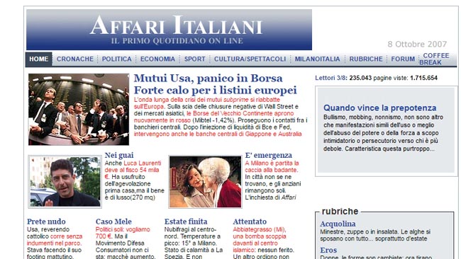 “Affaritaliani, 20 anni da pioniere della rete”: gli auguri del CorSera “Affaritaliani, 20 anni da pioniere della rete”: gli auguri del CorSera